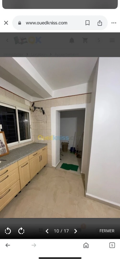 Location Appartement F3 Alger Ben aknoun