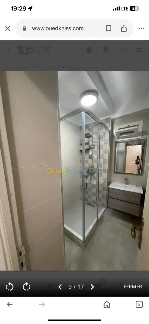 Location Appartement F3 Alger Ben aknoun