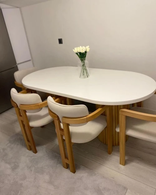 Table de salle à manger 6 chaise &طاولة طعام 6 كراسي