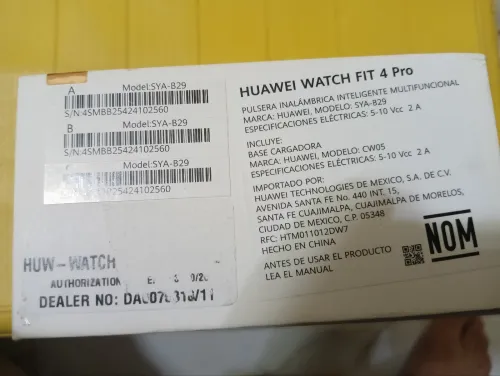 Huawei watch fit 4 pro