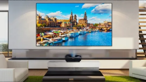Ecran de projection LUMENE MOVIE PALACE UHD 4K 240C EXTRABRIGHT On adore Pour vidéoprojecteurs à focale courte