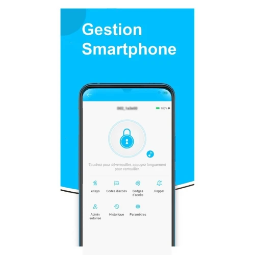 Cylindre Intelligent TTLock  Serrure Connectée Bluetooth avec Clavier à Code