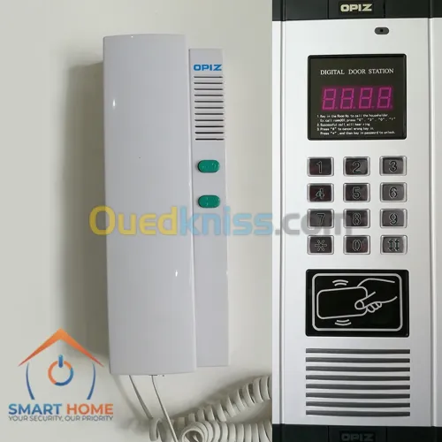 Interphone D4 (opiz) pour appartements collectifs 