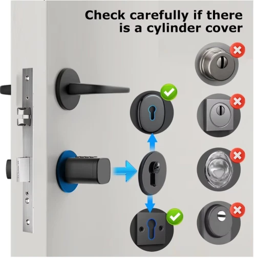 Cylindre Intelligent TTLock  Serrure Connectée Bluetooth avec Clavier à Code