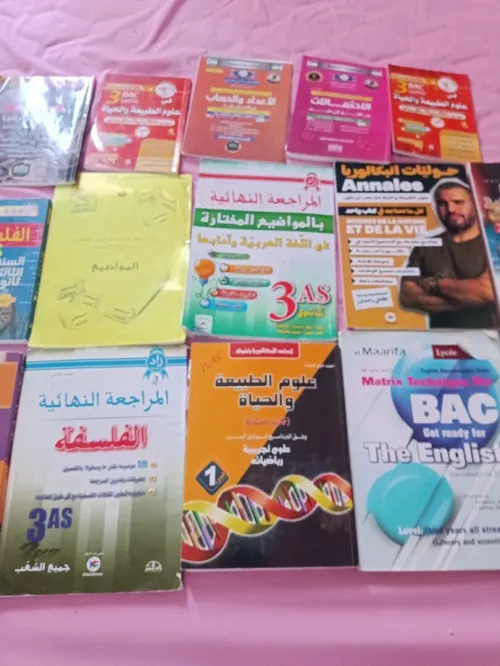 Lot de 25 annales pour préparation Bac 