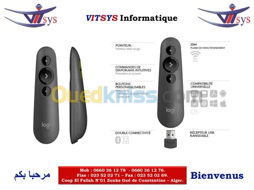 Pointeur Laser Logitech R500