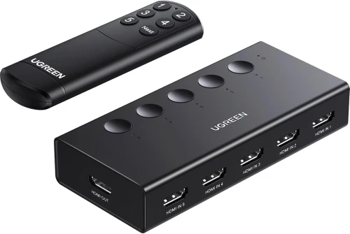 Switch HDMI UGREEN 4K 60Hz - 5 Entrées / 1 Sortie