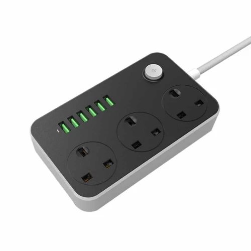 Multiprise LDNIO SC3604 3 Prises + 6 Ports USB