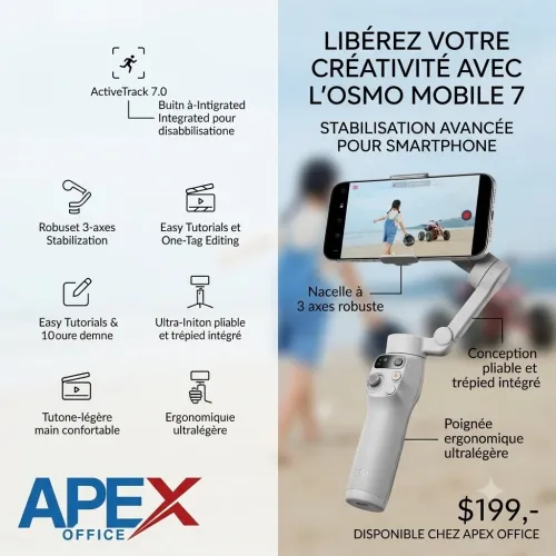 Stabilisateur DJI Osmo mobile 7