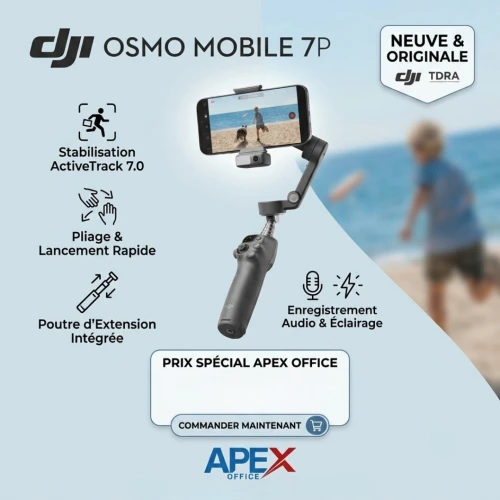 Stabilisateur DJI Osmo mobile 7p