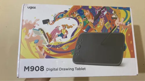 UGEE M908 Tablette graphique pour le dessin numerique تابلت غرافيك للرسم و التصميم و تقديم الدروس