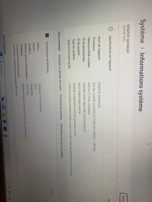 dell  latitude 3520 i5 1135 g7 ram 08 256 ssd