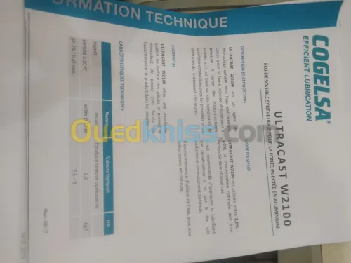 ULTRA CAST W 2100 démoulage soluble 