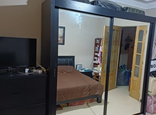 Chambre à coucher noire