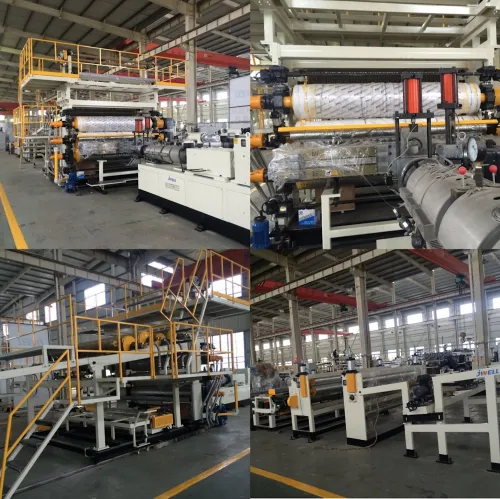 Jwell Machine d'extrusion de revêtement de sol en plastique PVC pour hôpitaux et centres commerciaux