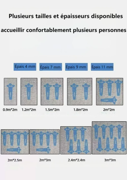 Tapis de sol imperméable / بساط مضاد للرطوبة
