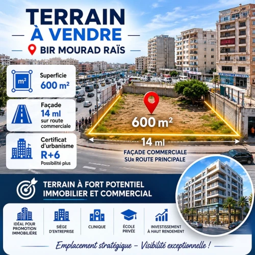 Vente Terrain Alger Bir mourad rais