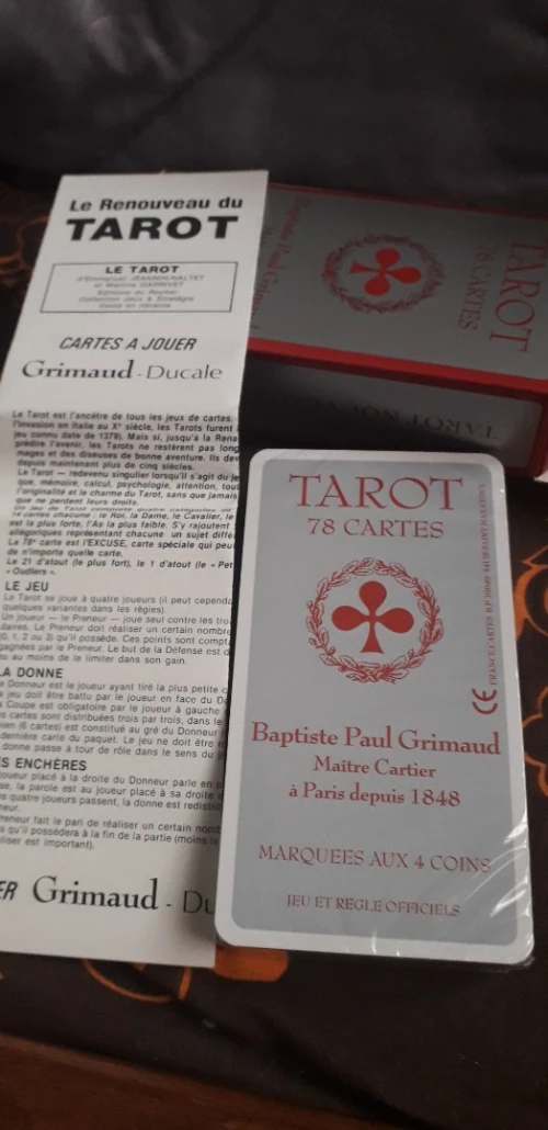 jeu de cartes TAROT 