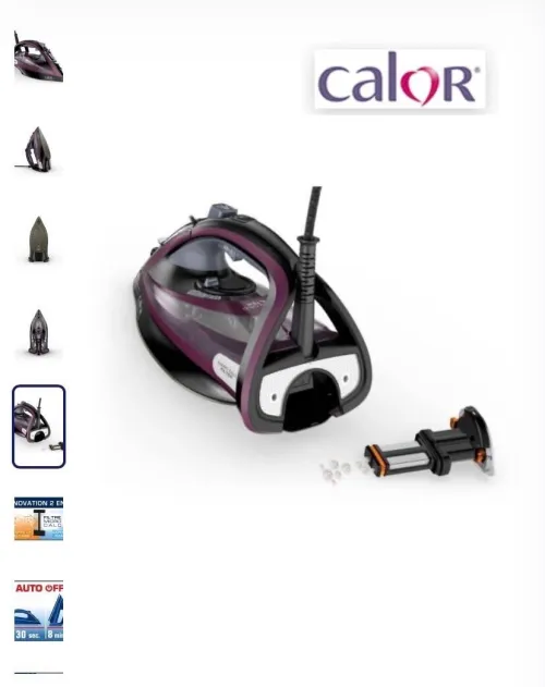 Fer à repasser Calor ULTIMATE PURE, Fer à repasser vapeur 3000W FV9838Co