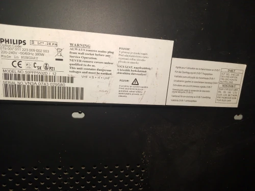 TÉLÉVISION PHILIPS D'EUROPE 50 POUCE (127cm)