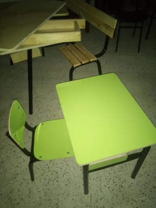 Fabrication Tables monoplaces