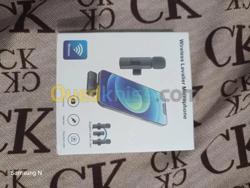 ميكروفون Wireless Lavalier Microphone مسجل صوت