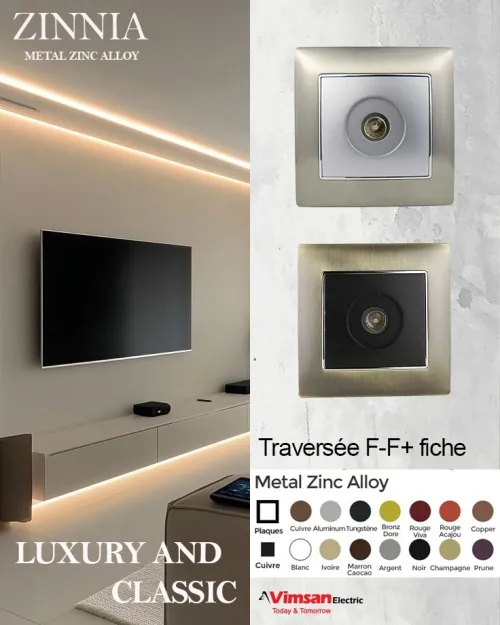 PRISE TRAVERSEE  F- F+ ZINNIA METAL ZINC ALLOY