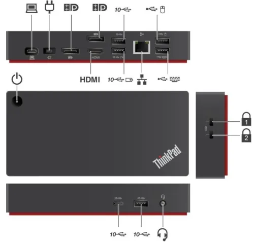 Docking Station LENOVO ThinkPad Universal USB-C Dock 90w | 40AY