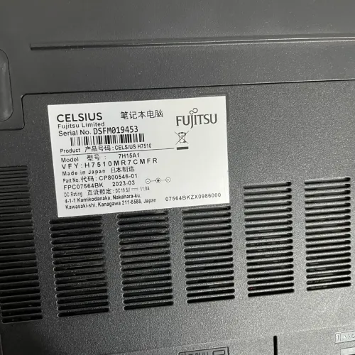 Fujitsu Celsius H7510 Workstation | i7-10850H 64Go RAM | 512Go SSD | Quadro T2000