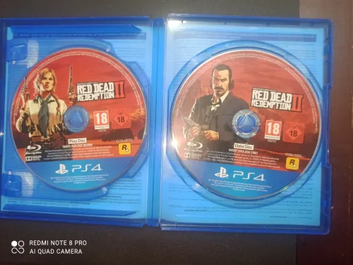 Ps4 slim 500 gb avec manette original et cd red dead 2 version 12.50