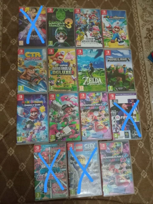 Jeux nintendo switch