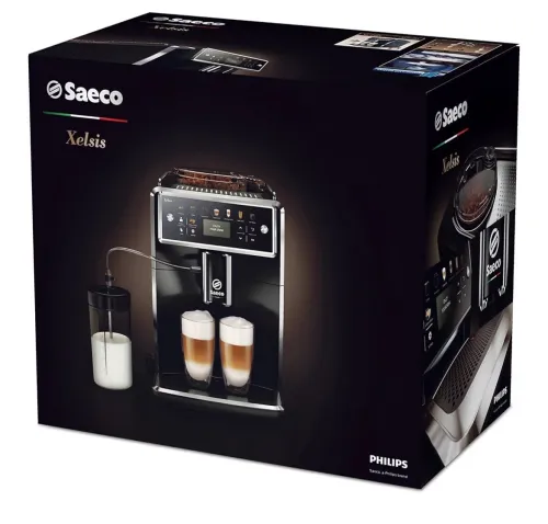Machine à café SAECO Xelsis SM7580/00 Machine expresso super automatique noir laqué