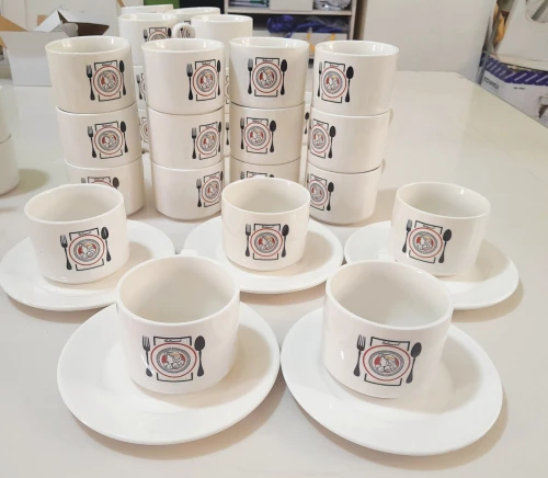 ***** NEW***** Tasse et sous tasse a caffé / thé /caffé au lait pour sublimation