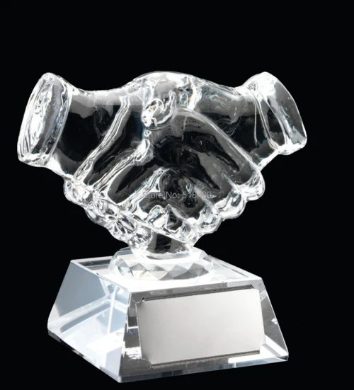 Trophée partenaire en cristalle