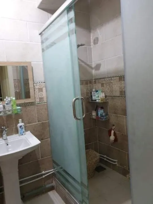 cabine de douche inox rompe escalier