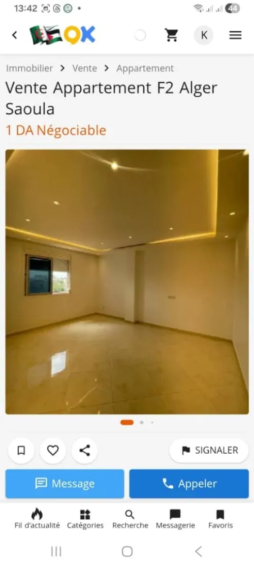 Vente Appartement F4 Alger El achour