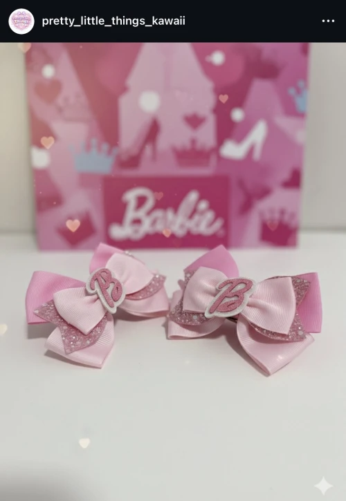 Barrettes Barbie