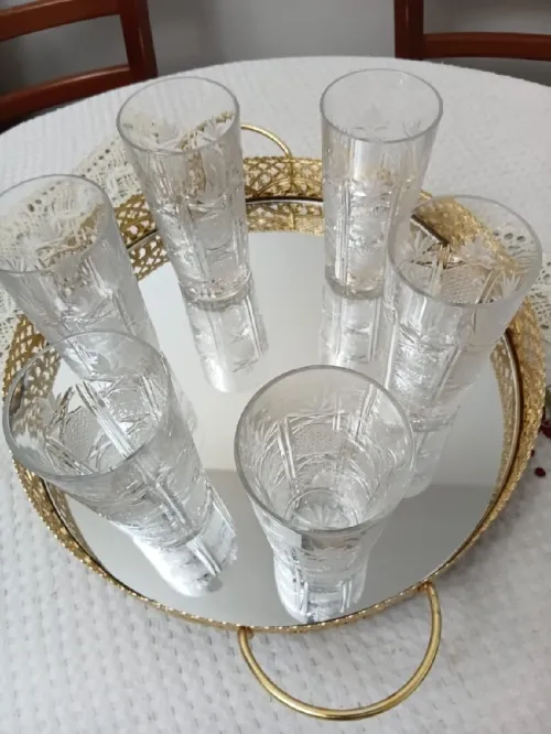 tasses en cristal original