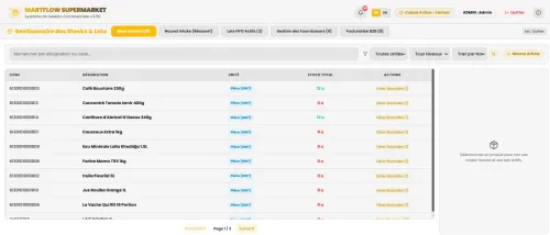 APPLICATION DE GESTION STORE