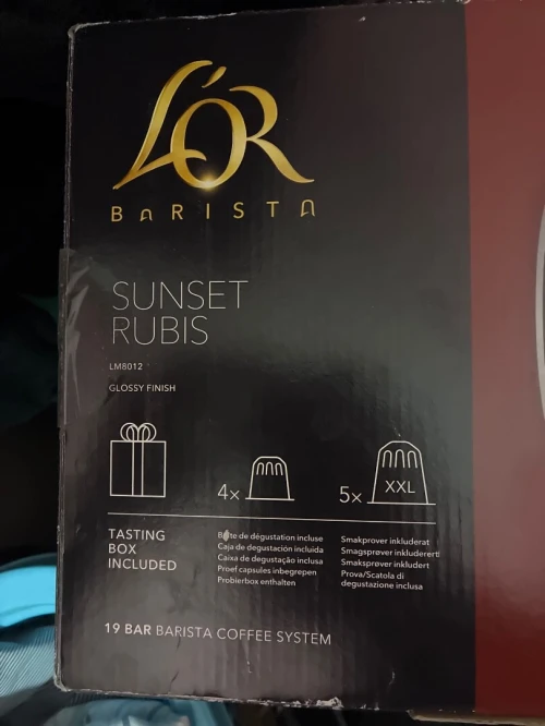 Cafetière l'Or Barista Philips Neuve Rouge