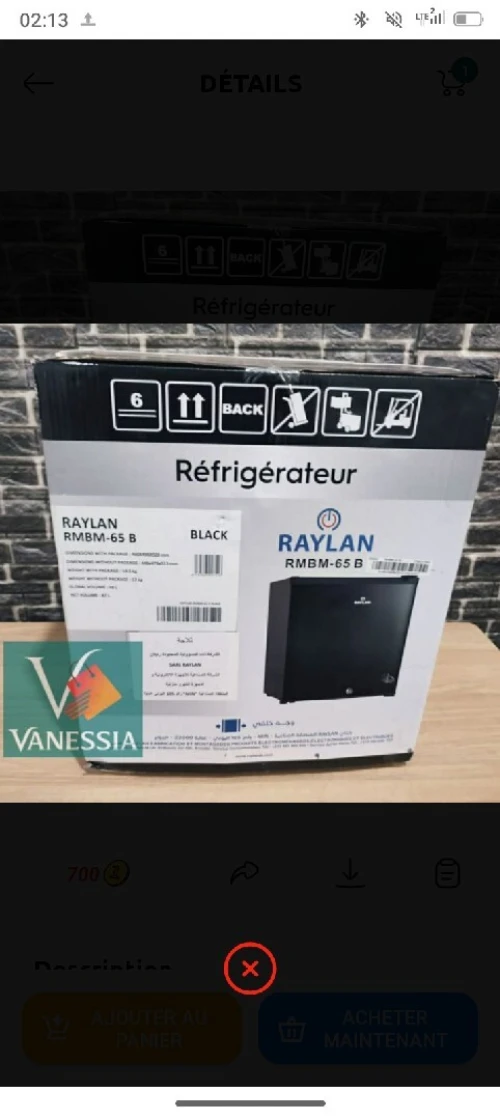 Mini bar raylan noir gris blanc