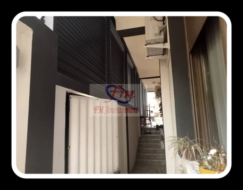 Brise vue, brise soleil, séparation aluminium. Jalousie. Piscine