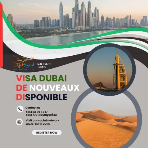 E-Visa Dubaï disponible 