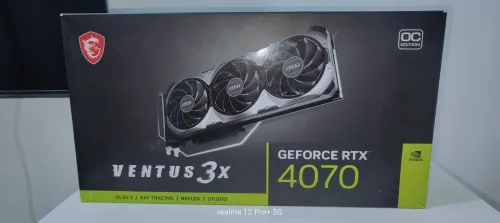 MSI GeForce RTX 4070 VENTUS 3X 12G OC GDDR6X