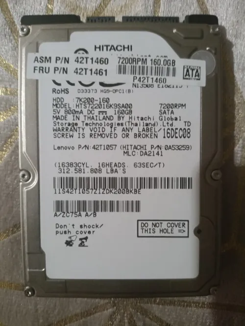disk 160gb hdd