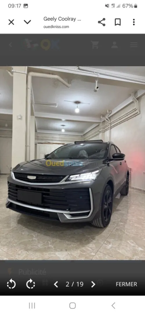 Geely Coolray 2025 Toute option