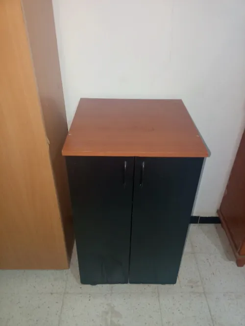 Lot Mobilier de Bureau : Grande Armoire Administrative + Meuble Imprimante