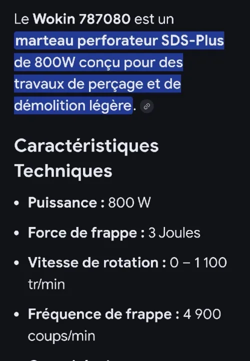 Marteau perforateur