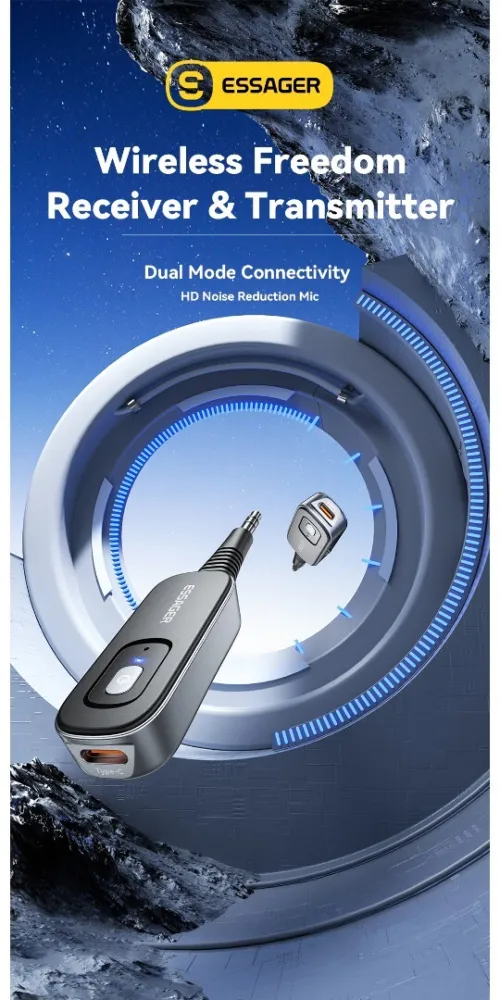 Bluetooth Voiture 5.1,émetteur/ Récepteur audio sans fil adaptateur audio AUX, بلوتوث سيارة متطور