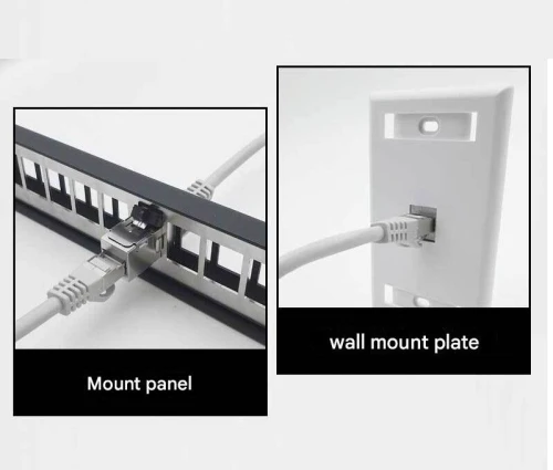 Coupleur RJ45 Cat 6A STP Femelle-Femelle 8P8C - Keystone - Compatible Cat6/Cat5e